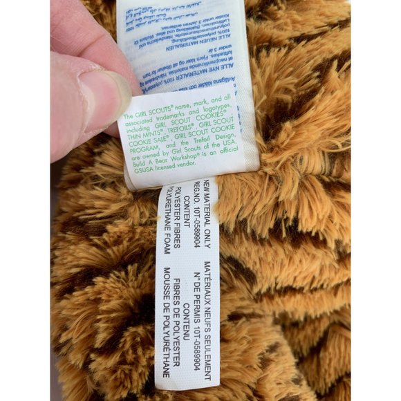 Build a Bear Girl Scout Samoa Striped Cookie 16" Teddy Bear - Picture 10 of 14